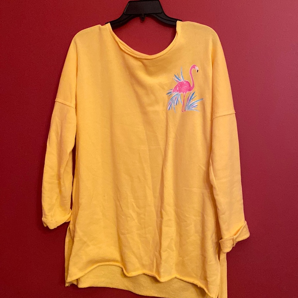 Yellow Crown and Ivy Crew Neck